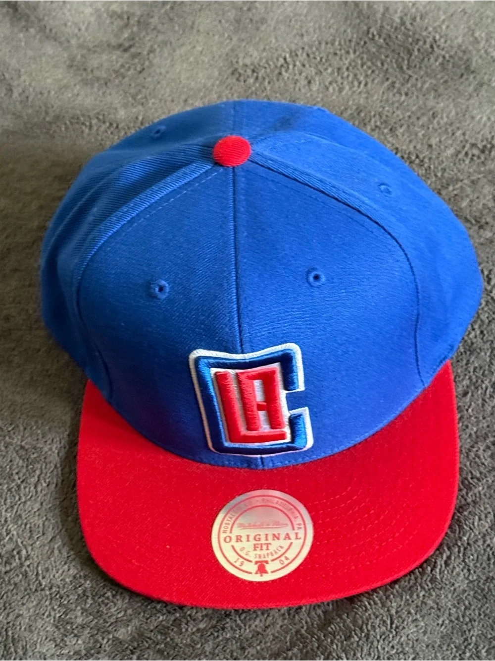 Mitchell & Ness Los Angeles Clippers Adjustable Snapback Hat